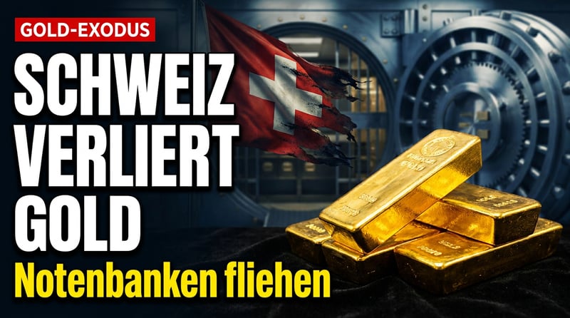 Die Schweiz verliert ihren Glanz: Warum Notenbanken ihr Gold abziehen – und dem Dollar den Rücken kehren