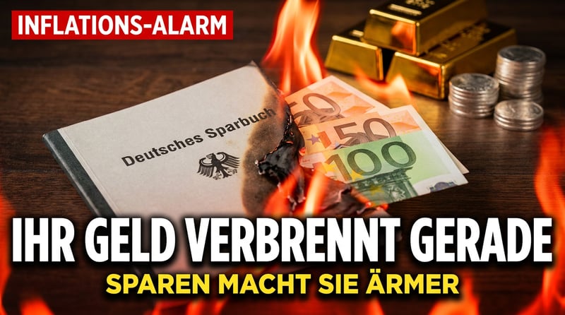 Die stille Enteignung: Warum der deutsche Sparer sein Vermögen freiwillig verbrennt