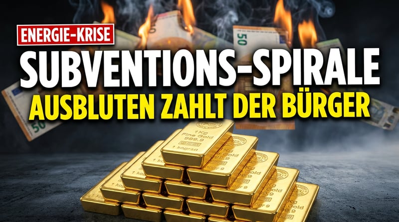 Die Subventionsspirale frisst sich durch: Wie Deutschlands Energiepolitik den Bürger ausnimmt