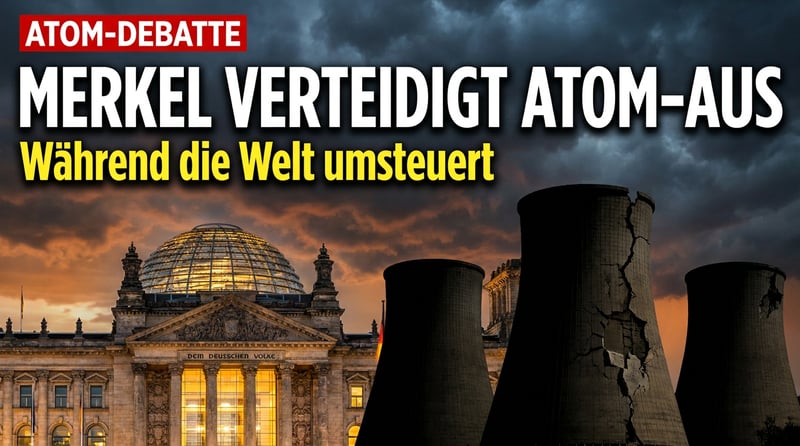 Die Untote der deutschen Politik: Merkel predigt Klimaschutz – und verteidigt ihren größten Fehler