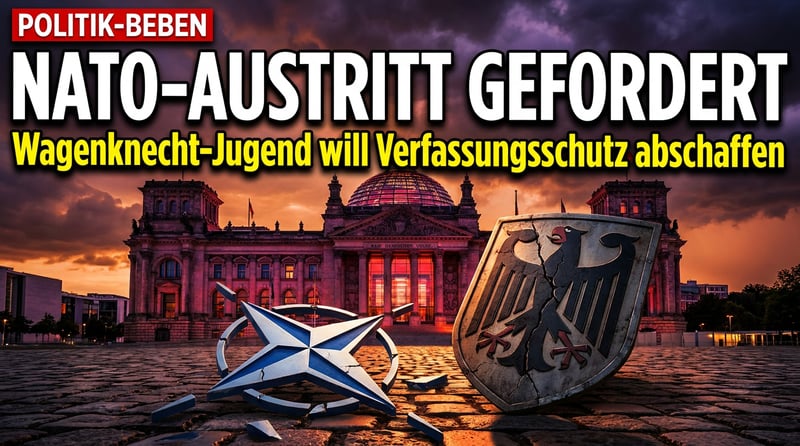 Die Wagenknecht-Jugend träumt vom Nato-Austritt – und schafft gleich noch den Verfassungsschutz mit ab
