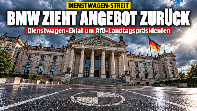 Dienstwagen-Eklat in Magdeburg: BMW lässt AfD-Parlamentschef stehen!