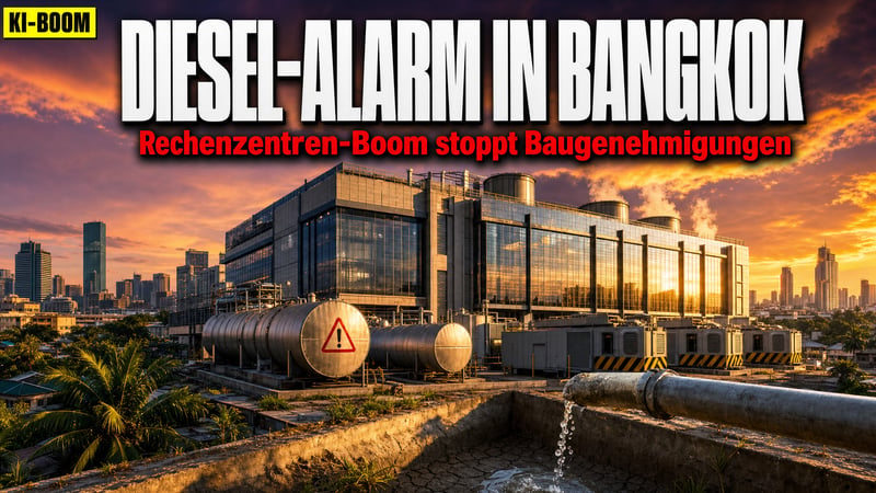 Diesel-Alarm in Bangkok: KI-Boom frisst Thailands Strom und Wasser