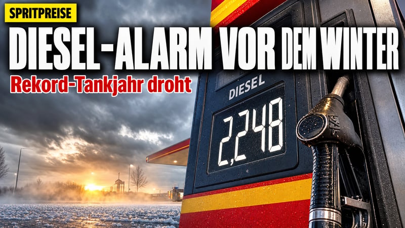 Diesel-Alarm vor dem Winter: Steuert Deutschland aufs teuerste Tankjahr zu?
