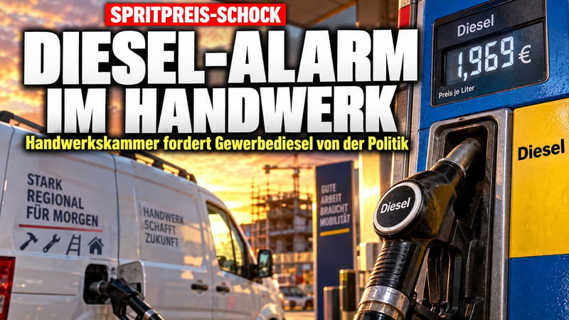 Diesel-Aufstand im Handwerk: „Abgeordnete müssen jetzt handeln!“