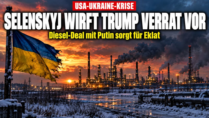 Diesel-Deal mit Putin: Selenskyj wirft Trump Verrat vor – zu Recht?