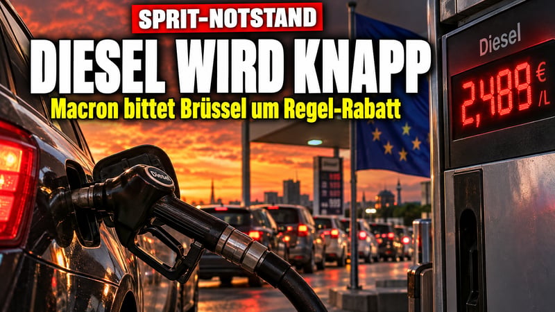 Diesel-Notstand in Europa: Macron bittet Brüssel um Regel-Rabatt!