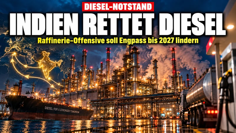 Diesel-Notstand: Kann ausgerechnet Indien Europa 2027 retten?