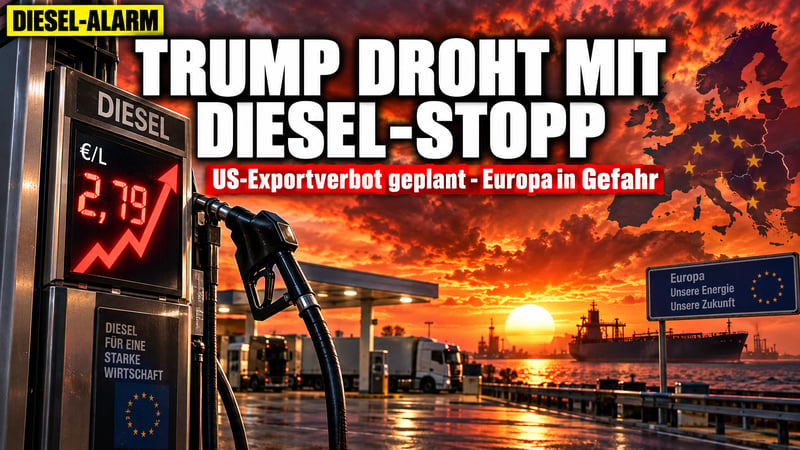 Diesel-Schock droht: Trump will den Hahn zudrehen – Europa zittert!
