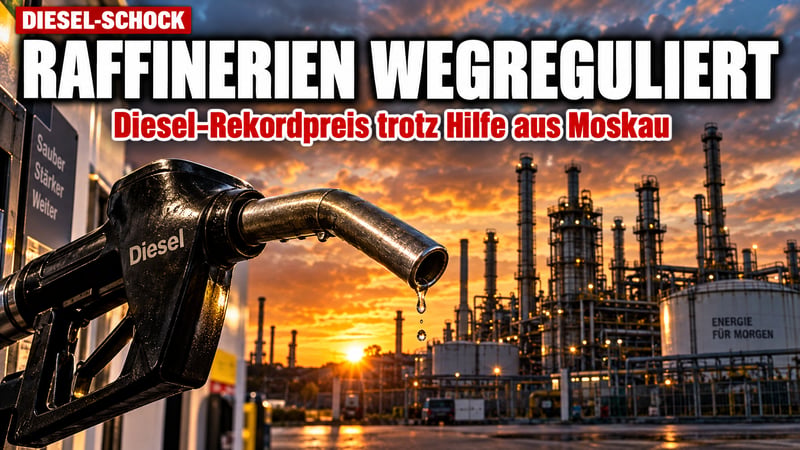 Diesel-Schock mit Ansage: Wie Europa seine Raffinerien wegregulierte