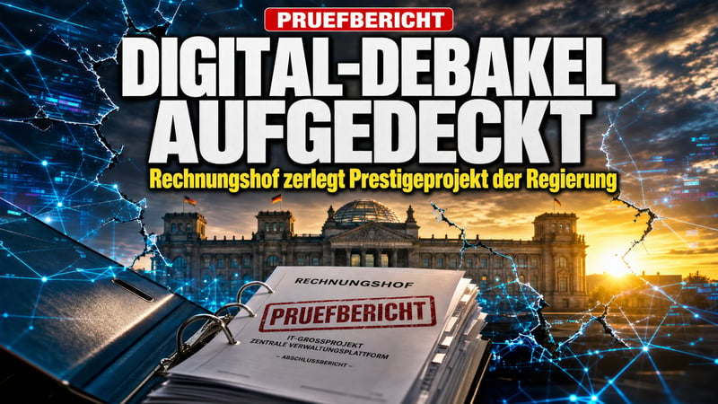 Digital-Debakel: Rechnungshof zerlegt das Prestigeprojekt der Regierung