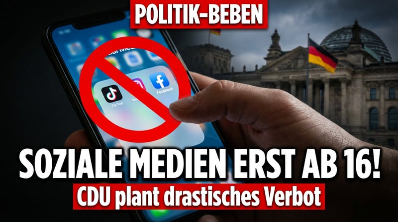 Digitale Bevormundung: CDU will Jugendlichen den Zugang zu sozialen Medien verbieten