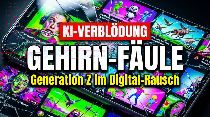 Digitale Gehirnfäule: Wie KI-generierter Videoschrott unsere Gesellschaft zersetzt