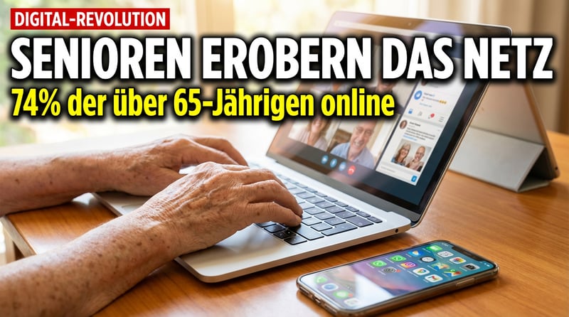 Digitale Revolution im Rentenalter: Drei von vier Senioren surfen mittlerweile im Netz