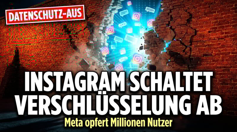 Digitaler Dammbruch: Meta opfert die Privatsphäre von Millionen Instagram-Nutzern