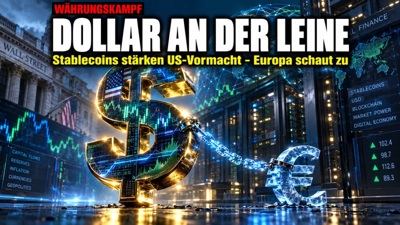 Digitaler Dollar-Angriff: Wie Stablecoins Europa an die Leine legen