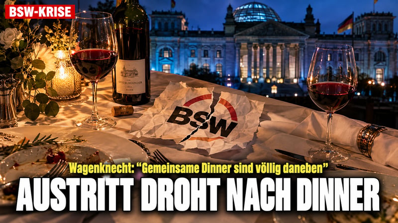 Dinner-Drama im BSW: Klaus Ernst droht mit dem Parteiaustritt!