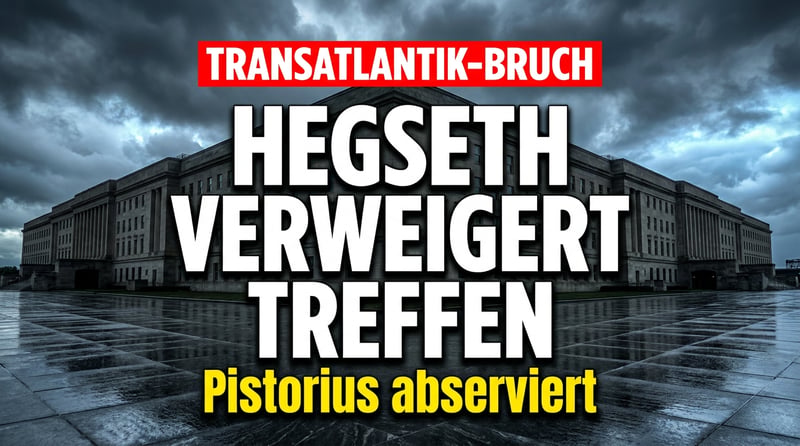 Diplomatischer Affront aus Washington: Hegseth lässt Pistorius eiskalt abblitzen