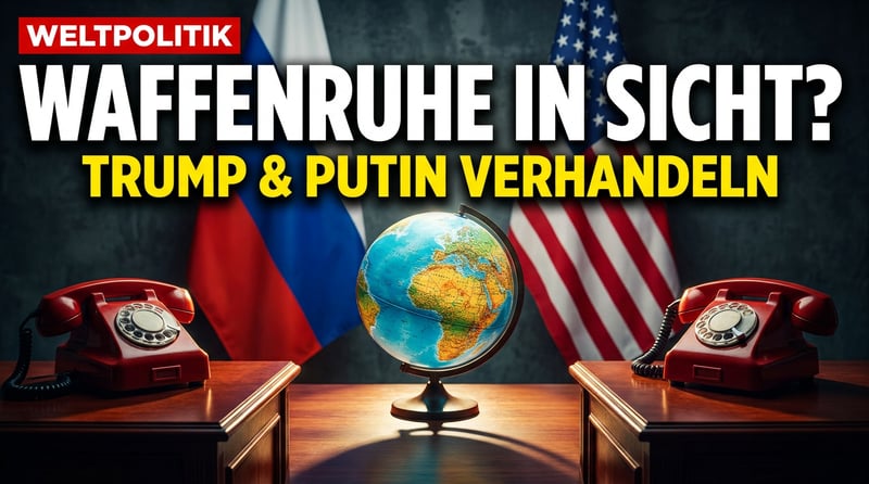 Diplomatischer Coup oder leeres Versprechen? Trump und Putin loten Waffenruhe in der Ukraine aus