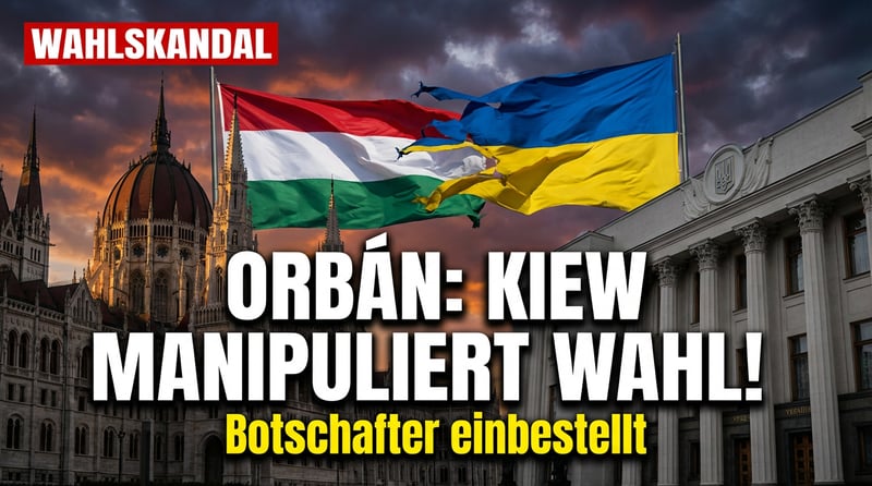 Diplomatischer Eklat: Budapest wirft Kiew dreiste Wahlmanipulation vor