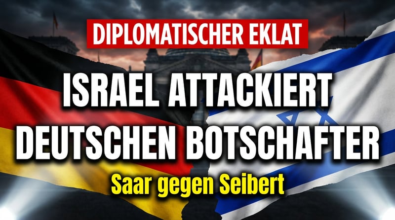 Diplomatischer Eklat: Israels Außenminister attackiert deutschen Botschafter Seibert
