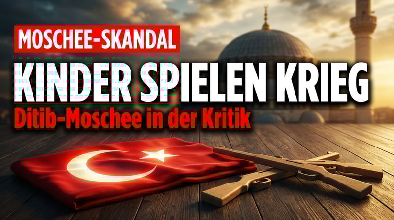 Ditib-Moschee bei Hannover: Kinder spielen osmanische Schlachtszenen nach