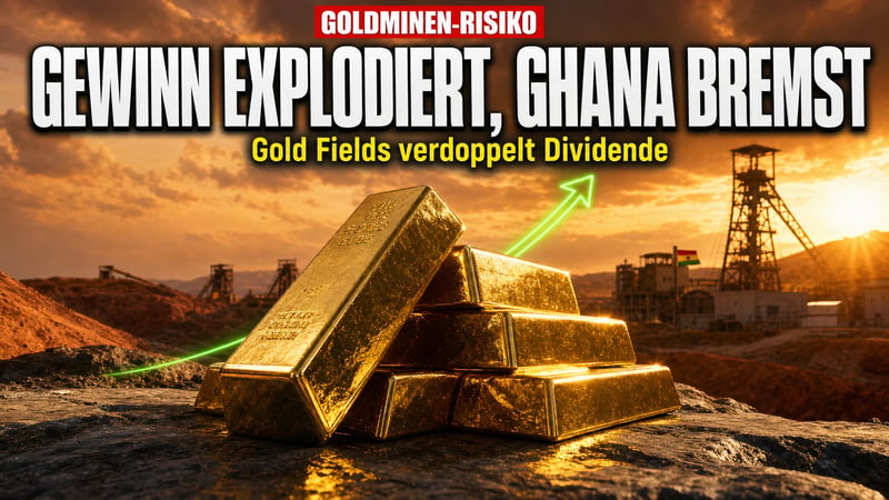 Dividende verdoppelt, Gewinn plus 81 % – doch Ghana wird zum Risiko