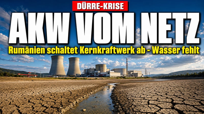 Donau versiegt: Rumänien nimmt sein einziges AKW komplett vom Netz
