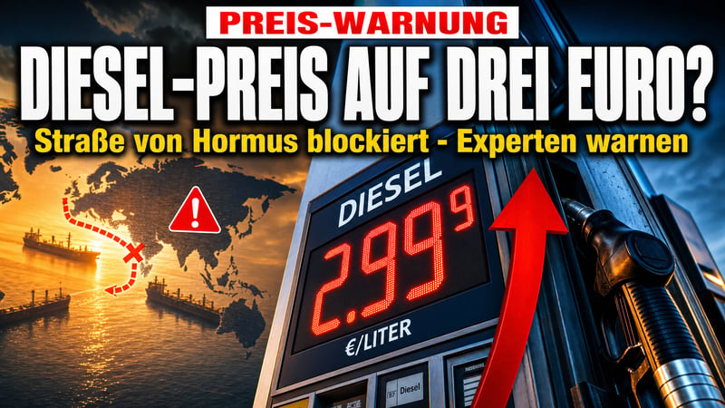 Drei Euro pro Liter? Der Diesel-Schock rollt auf Deutschland zu
