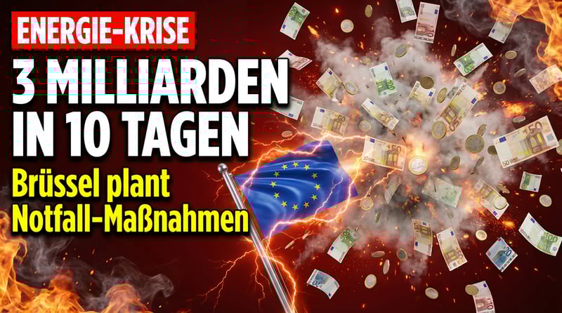 Drei Milliarden Euro in zehn Tagen: Brüssel bastelt an Energiepreis-Pflastern, während die Rechnung explodiert