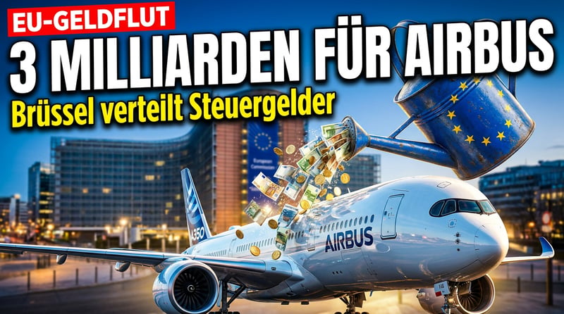 Drei Milliarden für Airbus: Wenn Brüssel mit der Gießkanne durch Europa zieht