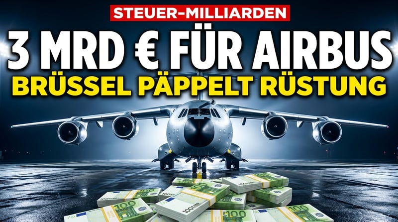 Drei Milliarden für Airbus: Wie Brüssel mit dem Geld der Steuerzahler die Rüstungsindustrie päppelt