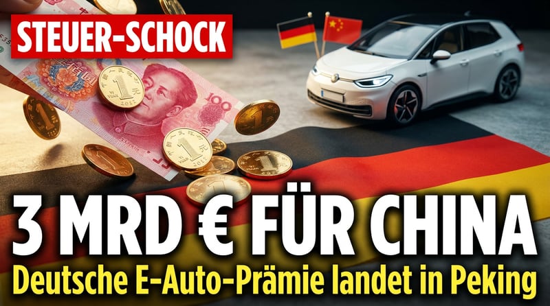 Drei Milliarden Steuergeld für Peking: Wie die deutsche E-Auto-Prämie Chinas Hersteller päppelt