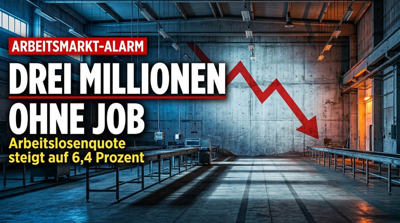 Drei Millionen Arbeitslose: Deutschlands Abstieg in Zahlen gegossen