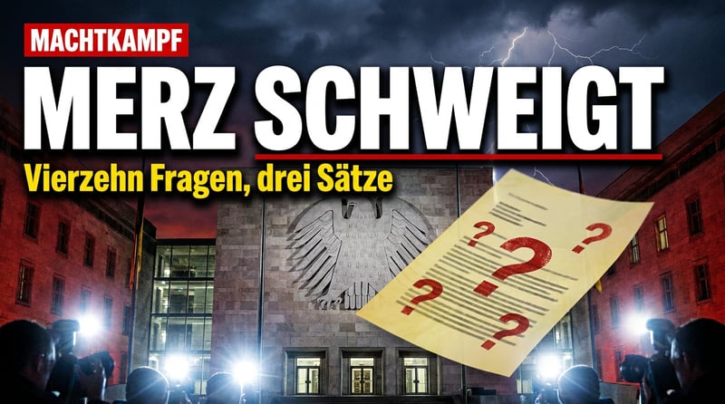 Drei Sätze für vierzehn Fragen: Wie Merz und seine Regierung die Öffentlichkeit auflaufen lassen