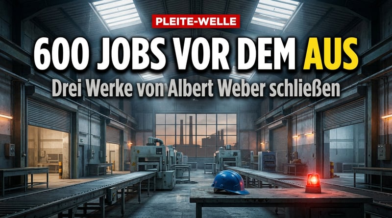 Drei Werke, 600 Familien, ein Systemversagen: Beim Autozulieferer Albert Weber gehen die Lichter aus