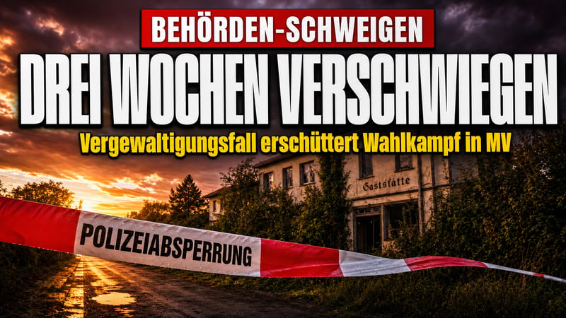 Drei Wochen Schweigen: Vergewaltigungsfall erschüttert MV-Wahlkampf
