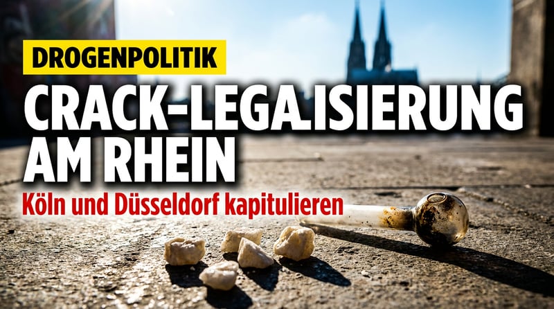 Drogen-Kapitulation am Rhein: Köln und Düsseldorf wollen den Crack-Handel staatlich segnen