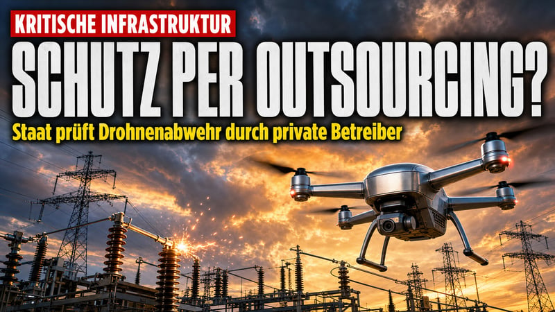 Drohnen-Abwehr per Outsourcing: Staat will Schutzpflicht abgeben