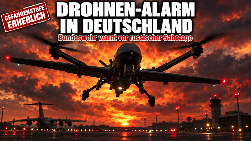 Drohnen-Alarm: Bundeswehr sieht sich selbst im Fadenkreuz Moskaus!