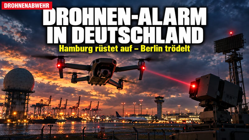 Drohnen-Alarm nach Leipzig: Hamburg rüstet auf, Berlin trödelt!