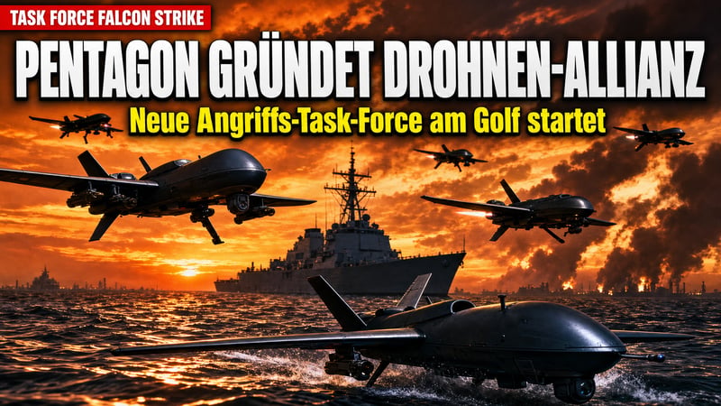 Drohnen-Allianz am Golf: Pentagon startet neue Angriffs-Task-Force!