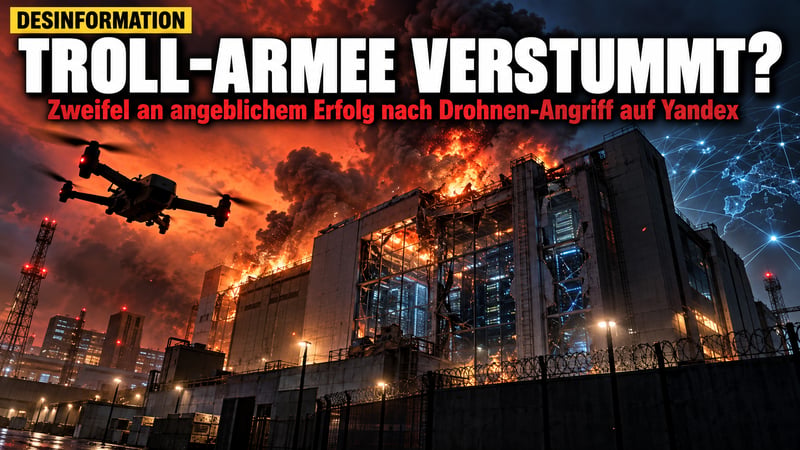 Drohnen auf Yandex: Ist Putins Troll-Armee wirklich verstummt?