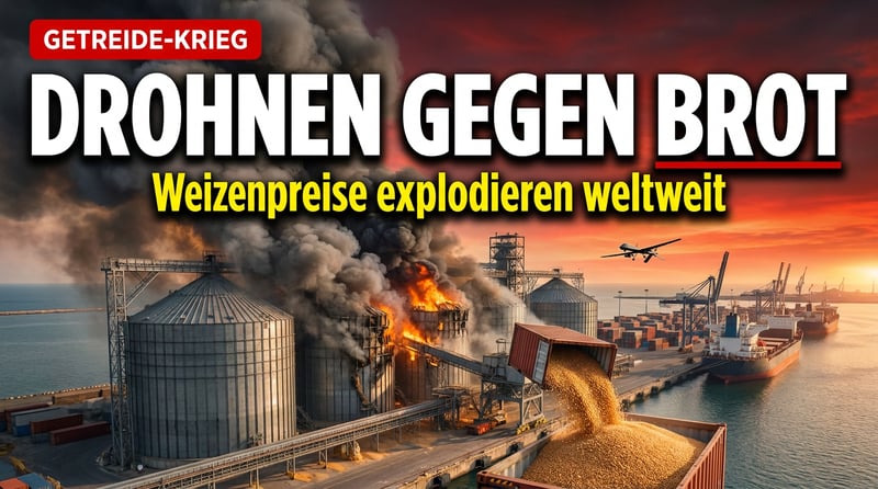 Drohnen gegen Getreide: Wie der Krieg am Schwarzen Meer die Brotpreise der Welt diktiert