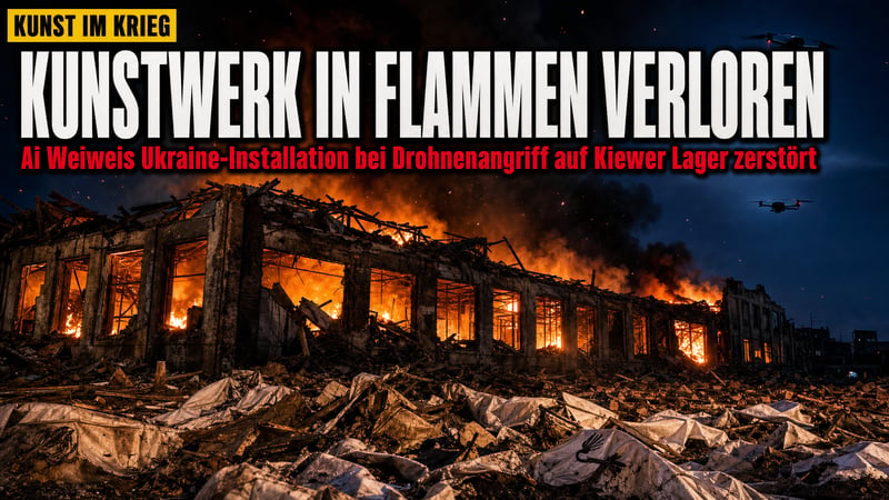 Drohnen löschen sein Kunstwerk aus – Ai Weiweis bittere Bilanz