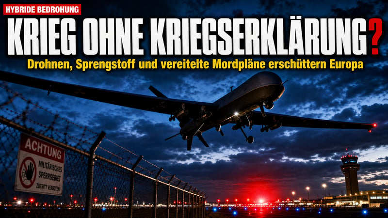 Drohnen, Sprengstoff, Mordpläne: Ist Europa längst im Krieg?