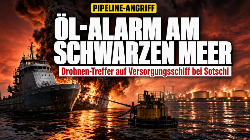 Drohnen-Treffer in Sotschi: Ein kleines Schiff, ein großes Ölproblem