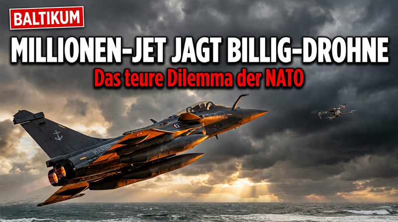 Drohnen über dem Baltikum: Wenn Millionen-Kampfjets billiges Fluggerät jagen