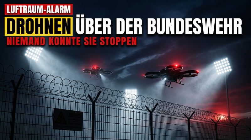 Drohnen über der Bundeswehr: Wenn der deutsche Luftraum zum Selbstbedienungsladen wird