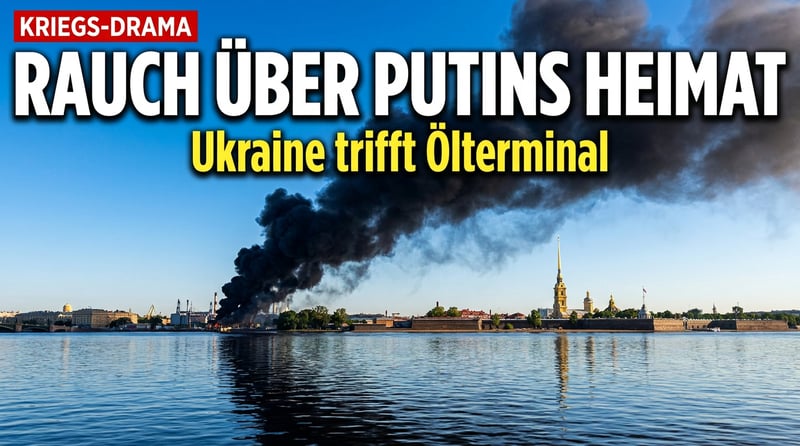 Drohnen über der Zarenstadt: Wie die Ukraine Putins Glanz-Bühne mit schwarzem Rauch überzieht